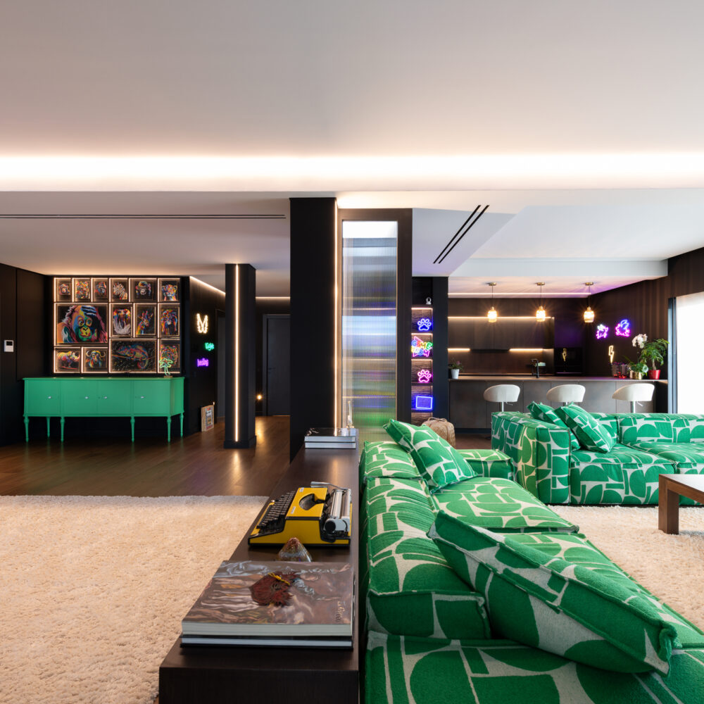 The Black Apartment in Athens